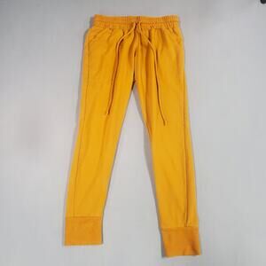 FP Movement Pants Womens Medium Yellow Mustard Joggers Sweatpants